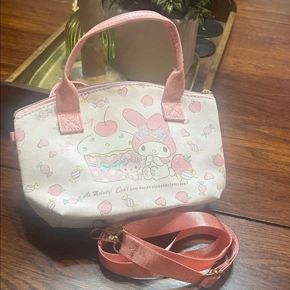 Hello Kitty Pink Kuromi Bag with Cinnamoroll Design - Picture 2 of 6
